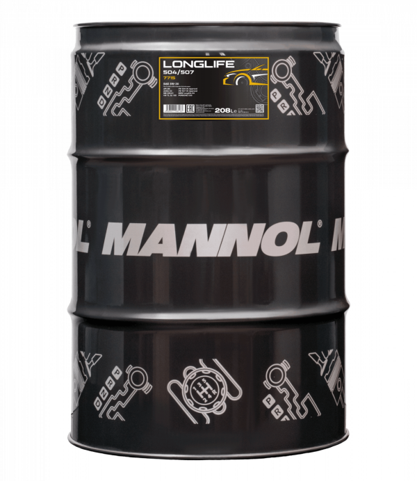 MANNOL LONGLIFE 504/507 5W30 208L